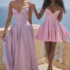 Mar Cotton Candy Twill trägerloses Minikleid Mar Cotton Candy Twill trägerloses Minikleid