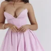 Mar Cotton Candy Twill trägerloses Minikleid Mar Cotton Candy Twill trägerloses Minikleid