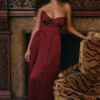 Marcella Berry Plissee-Satin-Maxikleid Marcella Berry Plissee-Satin-Maxikleid
