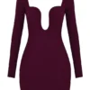 Marcella Merlot Plunge-Korsetts-Kleid Marcella Merlot Plunge-Korsetts-Kleid