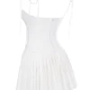 Marcy Weißes Plissee-Minikleid Marcy Weißes Plissee-Minikleid