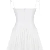 Marcy Weißes Plissee-Minikleid Marcy Weißes Plissee-Minikleid
