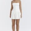 Marcy Weißes Plissee-Minikleid Marcy Weißes Plissee-Minikleid