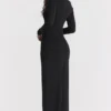 Marella Schwarzes Maxikleid mit Cut-outs Marella Schwarzes Maxikleid mit Cut-outs