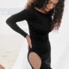 Marella Schwarzes Maxikleid mit Cut-outs Marella Schwarzes Maxikleid mit Cut-outs