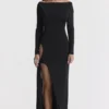 Marella Schwarzes Maxikleid mit Cut-outs Marella Schwarzes Maxikleid mit Cut-outs
