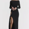 Marella Schwarzes Maxikleid mit Cut-outs Marella Schwarzes Maxikleid mit Cut-outs