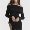 Marella Schwarzes Maxikleid mit Cut-outs Marella Schwarzes Maxikleid mit Cut-outs