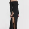Marella Schwarzes Maxikleid mit Cut-outs Marella Schwarzes Maxikleid mit Cut-outs