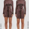 Marica Braunes Korsetts-Kleid aus Samt und Spitze Marica Braunes Korsetts-Kleid aus Samt und Spitze