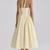 Marilyn Lemon Baumwoll-Midi-Sommerkleid mit Neckholder Marilyn Lemon Baumwoll-Midi-Sommerkleid mit Neckholder