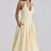 Marilyn Lemon Baumwoll-Midi-Sommerkleid mit Neckholder Marilyn Lemon Baumwoll-Midi-Sommerkleid mit Neckholder