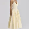 Marilyn Lemon Baumwoll-Midi-Sommerkleid mit Neckholder Marilyn Lemon Baumwoll-Midi-Sommerkleid mit Neckholder