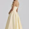 Marilyn Lemon Baumwoll-Midi-Sommerkleid mit Neckholder Marilyn Lemon Baumwoll-Midi-Sommerkleid mit Neckholder