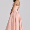 Marilyn Peach Baumwoll-Midi-Sommerkleid mit Neckholder Marilyn Peach Baumwoll-Midi-Sommerkleid mit Neckholder