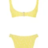 Mariposa Gelb-Weißer Bikinis mit Blumenprint Mariposa Gelb-Weißer Bikinis mit Blumenprint