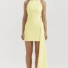 Marla Lemon Neckholder-Minikleid Marla Lemon Neckholder-Minikleid
