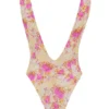 Martinique Bademode mit Blumenprint und tiefem Ausschnitt Martinique Bademode mit Blumenprint und tiefem Ausschnitt
