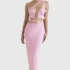 Lorena Pink Floaty Cropped Top Lorena Pink Floaty Cropped Top
