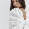 Matilda Weißes Korsetts-Kleid mit Puffärmeln Matilda Weißes Korsetts-Kleid mit Puffärmeln