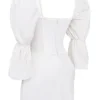 Matilda Weißes Korsetts-Kleid mit Puffärmeln Matilda Weißes Korsetts-Kleid mit Puffärmeln