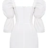Matilda Weißes Korsetts-Kleid mit Puffärmeln Matilda Weißes Korsetts-Kleid mit Puffärmeln