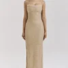 Maxikleid „Calla“ mit Seapearl-Verzierung Maxikleid „Calla“ mit Seapearl-Verzierung