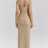 Maxikleid „Calla“ mit Seapearl-Verzierung Maxikleid „Calla“ mit Seapearl-Verzierung