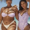 Medea Violett-Blumen-Bandeau-Bikinioberteil Medea Violett-Blumen-Bandeau-Bikinioberteil