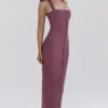 Mia Maxikleid aus Mulberry-Twill mit Neckholder Mia Maxikleid aus Mulberry-Twill mit Neckholder