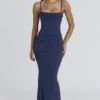 Milena Navy Korsetts-Maxikleid Milena Navy Korsetts-Maxikleid