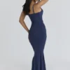 Milena Navy Korsetts-Maxikleid Milena Navy Korsetts-Maxikleid
