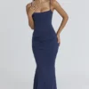 Milena Navy Korsetts-Maxikleid Milena Navy Korsetts-Maxikleid