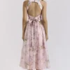 Minerva Pink – Luftiges Midi-Sommerkleid aus Chiffon Minerva Pink – Luftiges Midi-Sommerkleid aus Chiffon
