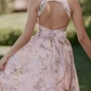 Minerva Pink – Luftiges Midi-Sommerkleid aus Chiffon Minerva Pink – Luftiges Midi-Sommerkleid aus Chiffon