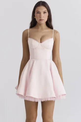 Minimoiselle Ballerina Pink Tüll-Minikleid