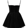 Minimoiselle Mini-Kleid aus schwarzem Samt und Tüll Minimoiselle Mini-Kleid aus schwarzem Samt und Tüll