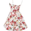 Minimoiselle Mini-Kleid aus Tüll mit italienischem Rosenprint Minimoiselle Mini-Kleid aus Tüll mit italienischem Rosenprint