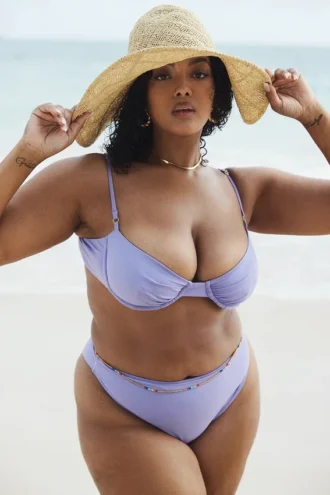 Monaco Violet Bikinioberteil mit Bügeln