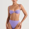 Mykonos Violet Bikinioberteil mit hoher Taille als Unterteil Mykonos Violet Bikinioberteil mit hoher Taille als Unterteil