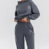 Muse Slate Hoodie aus Baumwollfleece Muse Slate Hoodie aus Baumwollfleece