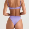 Mykonos Violet Bikinioberteil mit hoher Taille als Unterteil Mykonos Violet Bikinioberteil mit hoher Taille als Unterteil