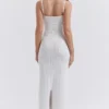Myla Weißes Strick-Maxikleid Myla Weißes Strick-Maxikleid