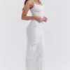 Myla Weißes Strick-Maxikleid Myla Weißes Strick-Maxikleid