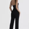 Mylene Schwarzer Korsetts-Jumpsuit Mylene Schwarzer Korsetts-Jumpsuit