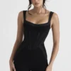 Mylene Schwarzer Korsetts-Jumpsuit Mylene Schwarzer Korsetts-Jumpsuit
