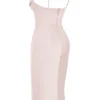 Myrna Crystal Satin-Korsetts-Midi-Kleid Myrna Crystal Satin-Korsetts-Midi-Kleid