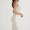 Myrna Crystal Satin-Korsetts-Midi-Kleid Myrna Crystal Satin-Korsetts-Midi-Kleid