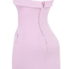 Naia Cotton Candy trägerloses Minikleid