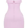 Naia Cotton Candy trägerloses Minikleid